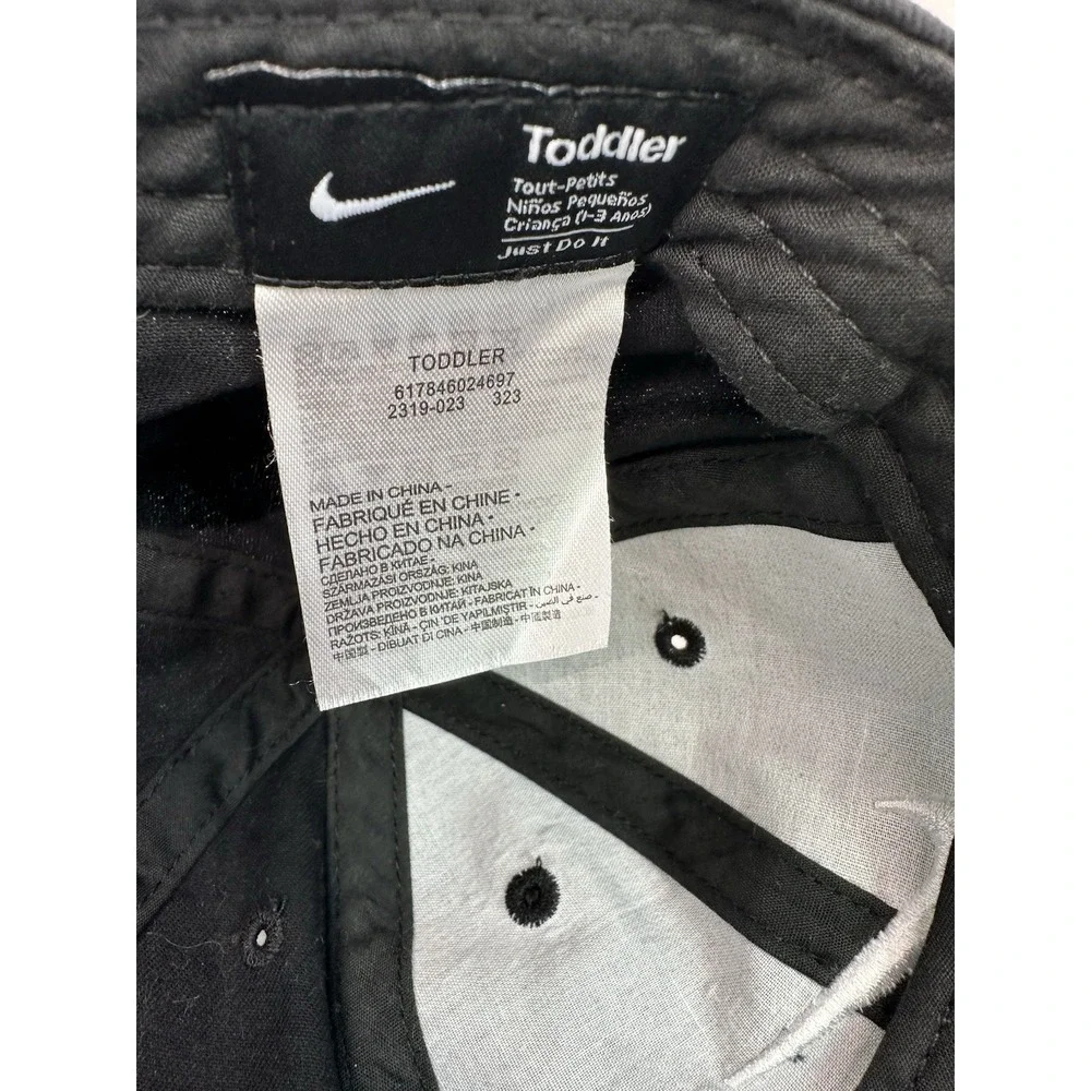 Nike Toddler Hat Black‎ Osfm 1-3 year olds